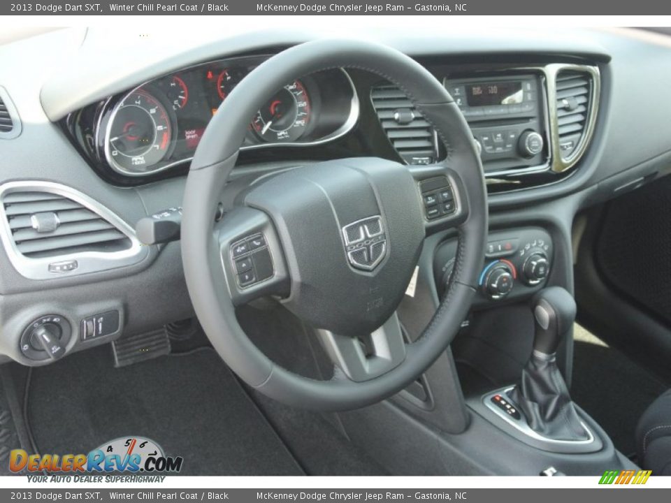2013 Dodge Dart SXT Winter Chill Pearl Coat / Black Photo #20