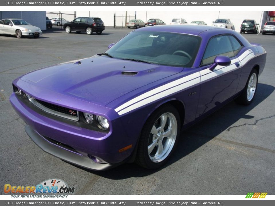 2013 Dodge Challenger R/T Classic Plum Crazy Pearl / Dark Slate Gray Photo #2