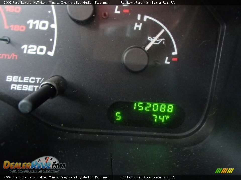 2002 Ford Explorer XLT 4x4 Mineral Grey Metallic / Medium Parchment Photo #19