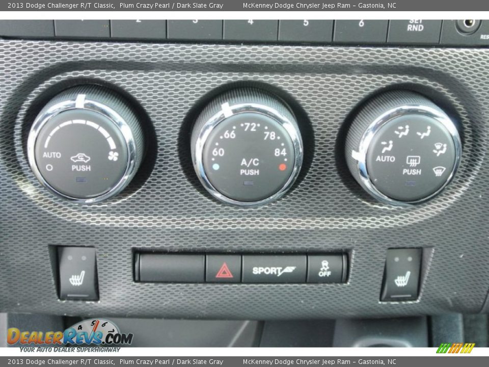 Controls of 2013 Dodge Challenger R/T Classic Photo #11