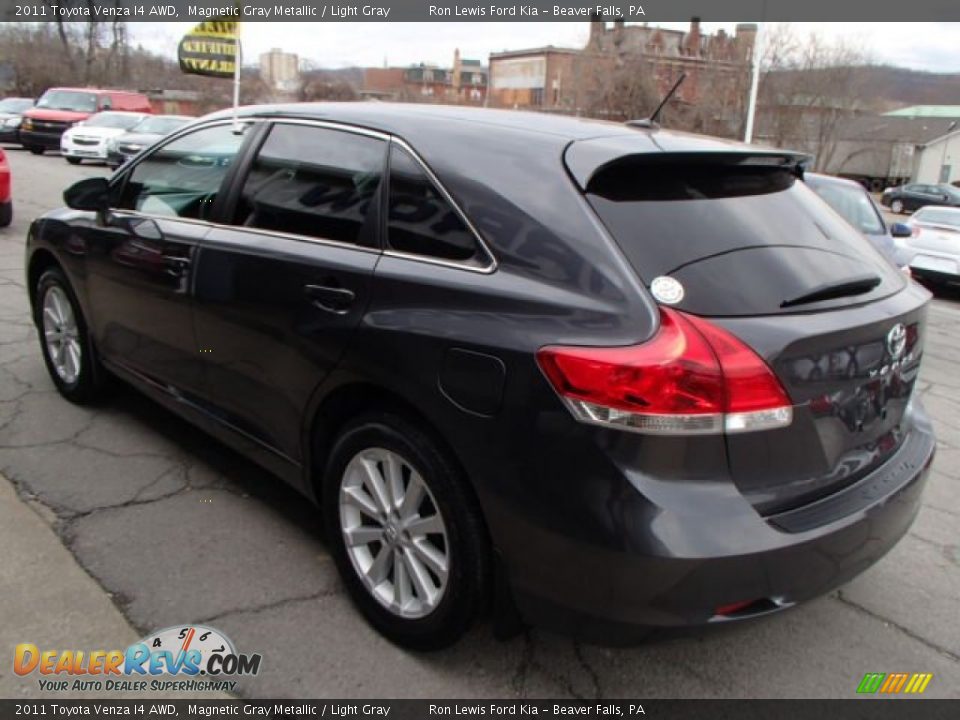 2011 Toyota Venza I4 AWD Magnetic Gray Metallic / Light Gray Photo #6