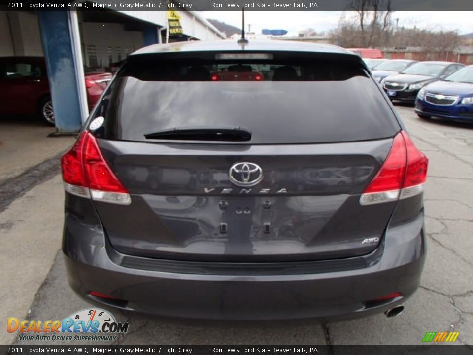 2011 Toyota Venza I4 AWD Magnetic Gray Metallic / Light Gray Photo #7