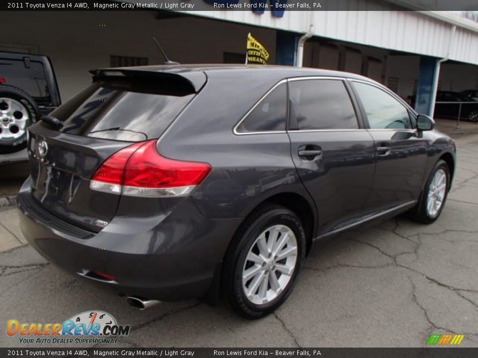 2011 Toyota Venza I4 AWD Magnetic Gray Metallic / Light Gray Photo #8