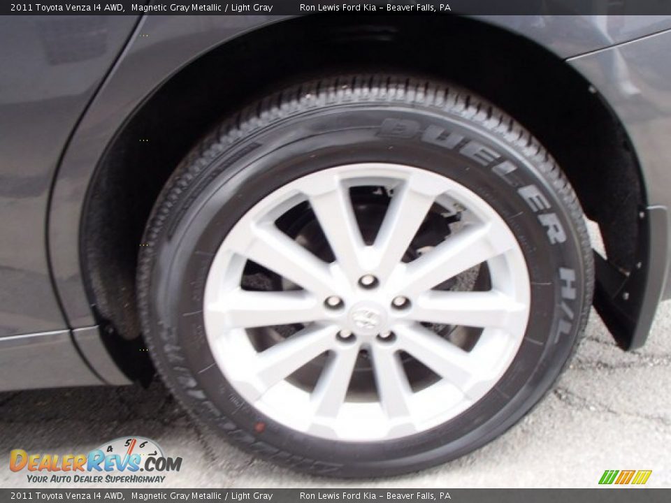 2011 Toyota Venza I4 AWD Magnetic Gray Metallic / Light Gray Photo #9