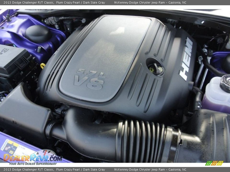2013 Dodge Challenger R/T Classic Plum Crazy Pearl / Dark Slate Gray Photo #21