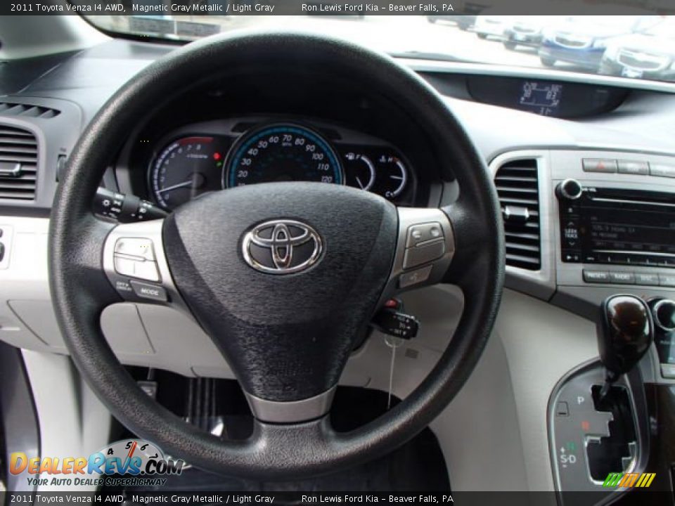 2011 Toyota Venza I4 AWD Magnetic Gray Metallic / Light Gray Photo #18