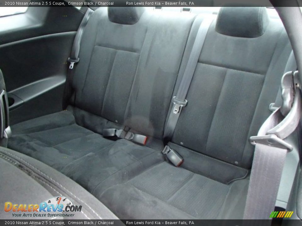 2010 Nissan Altima 2.5 S Coupe Crimson Black / Charcoal Photo #13