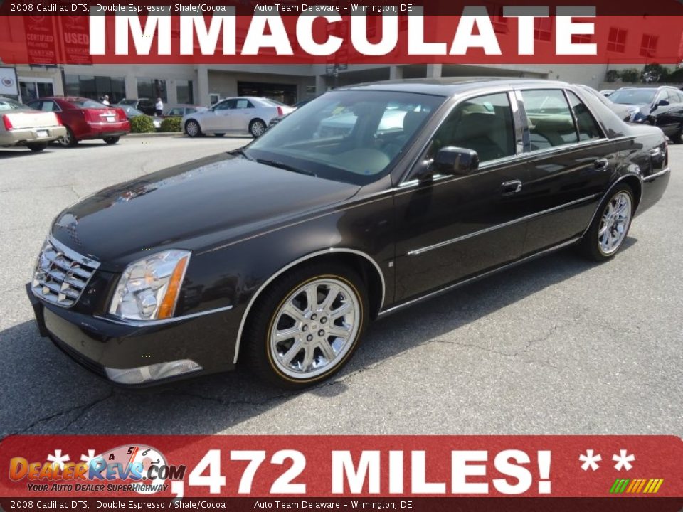 2008 Cadillac DTS Double Espresso / Shale/Cocoa Photo #1