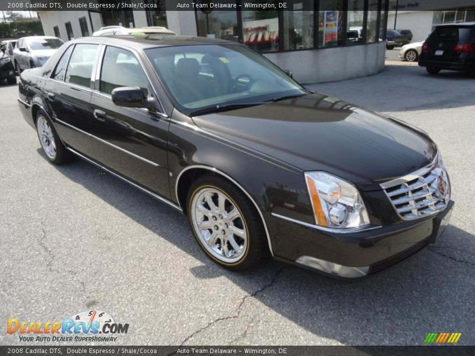 2008 Cadillac DTS Double Espresso / Shale/Cocoa Photo #5