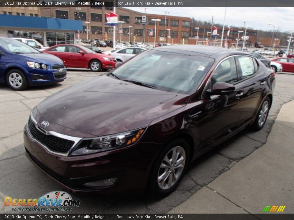 2013 Kia Optima EX Dark Cherry Pearl Metallic / Beige Photo #4