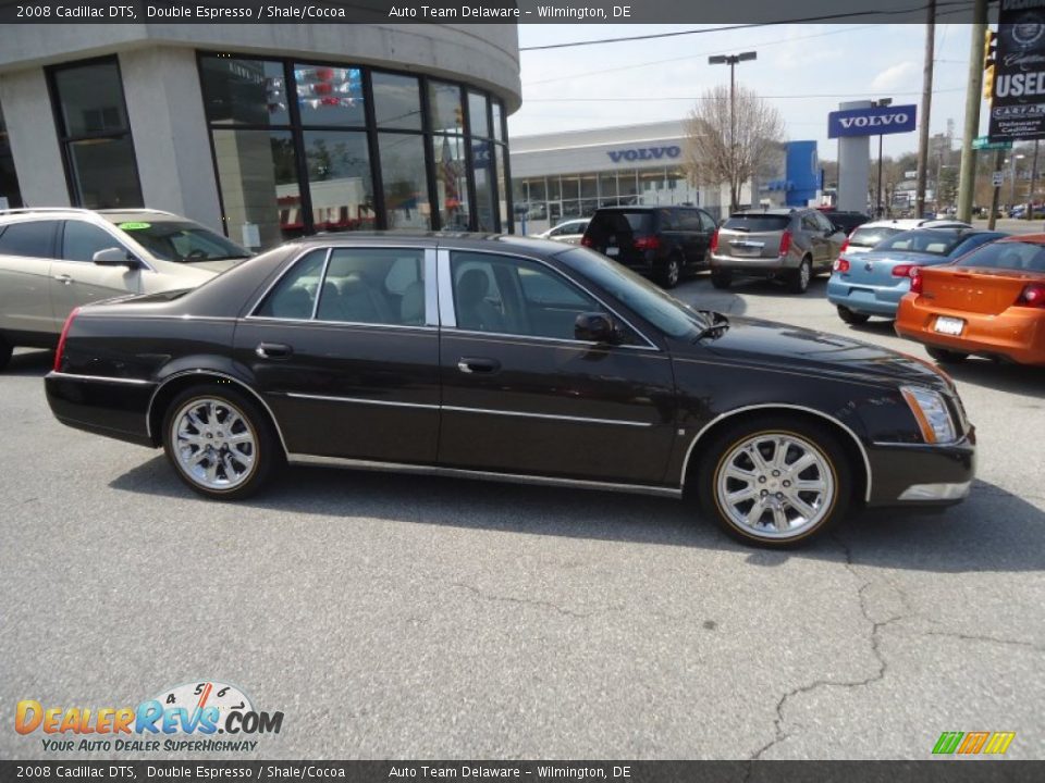 2008 Cadillac DTS Double Espresso / Shale/Cocoa Photo #6