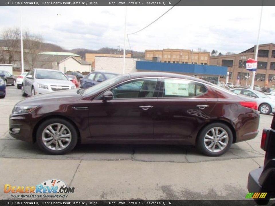 2013 Kia Optima EX Dark Cherry Pearl Metallic / Beige Photo #5