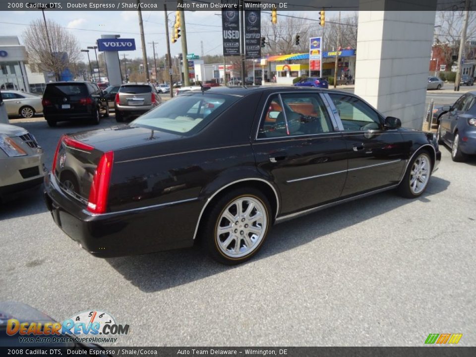 2008 Cadillac DTS Double Espresso / Shale/Cocoa Photo #7