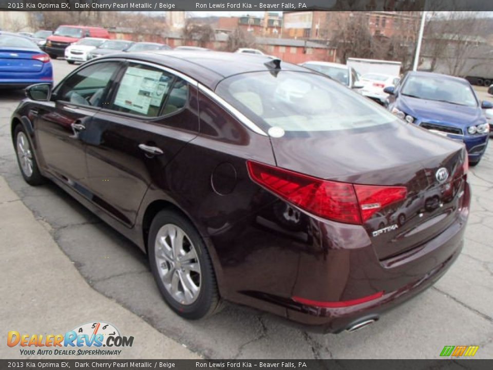 2013 Kia Optima EX Dark Cherry Pearl Metallic / Beige Photo #6
