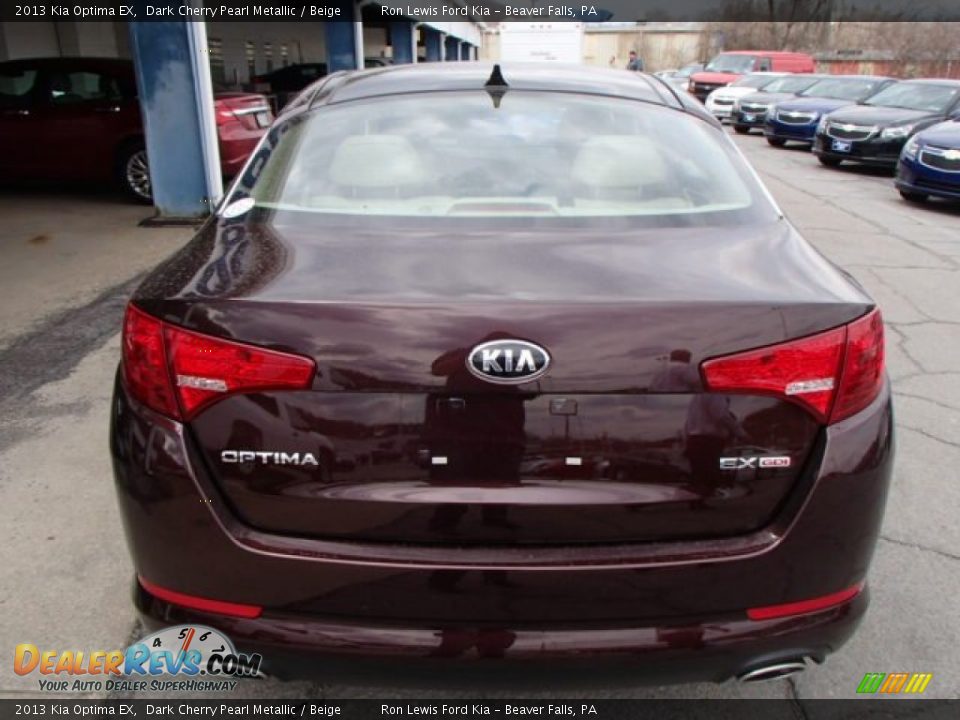 2013 Kia Optima EX Dark Cherry Pearl Metallic / Beige Photo #7