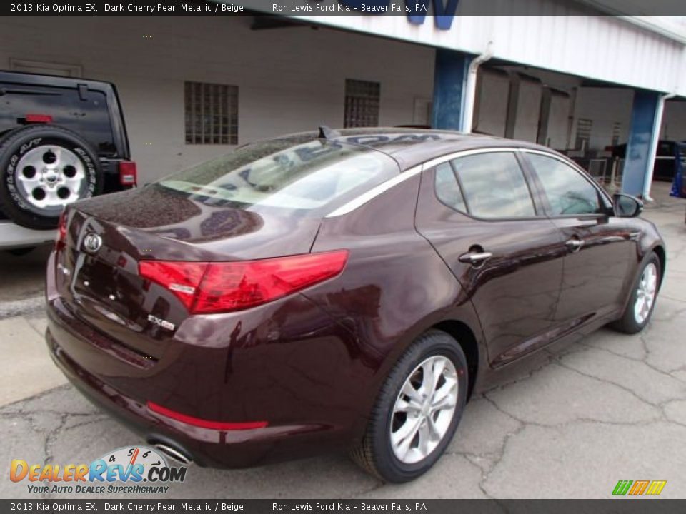 2013 Kia Optima EX Dark Cherry Pearl Metallic / Beige Photo #8