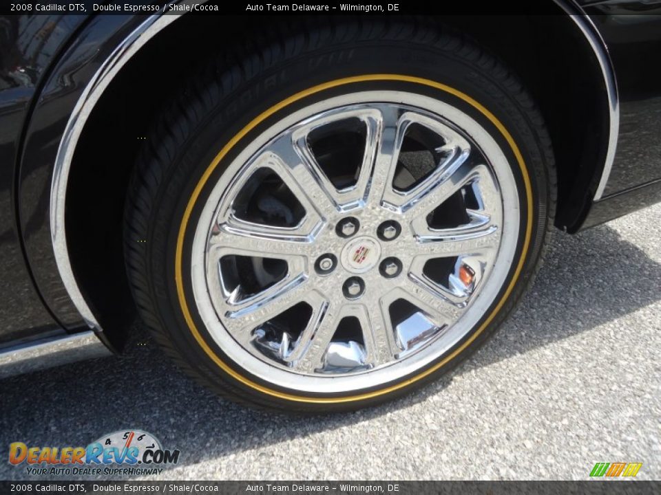 2008 Cadillac DTS Double Espresso / Shale/Cocoa Photo #11