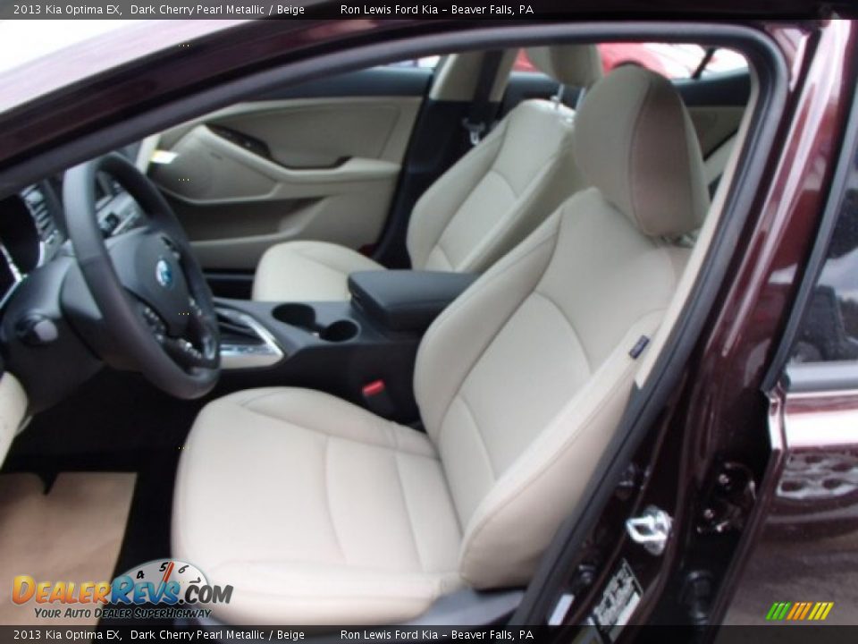 2013 Kia Optima EX Dark Cherry Pearl Metallic / Beige Photo #11