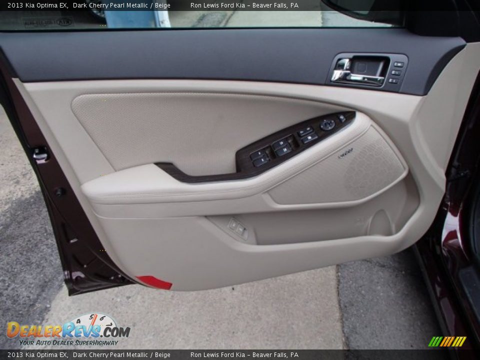 2013 Kia Optima EX Dark Cherry Pearl Metallic / Beige Photo #12