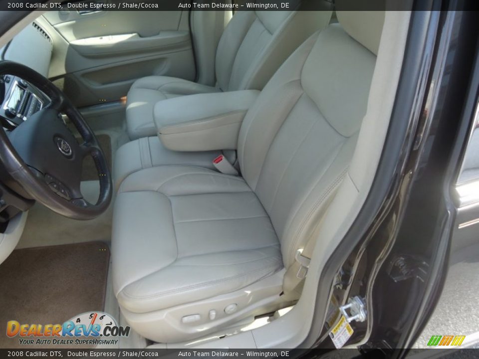2008 Cadillac DTS Double Espresso / Shale/Cocoa Photo #13