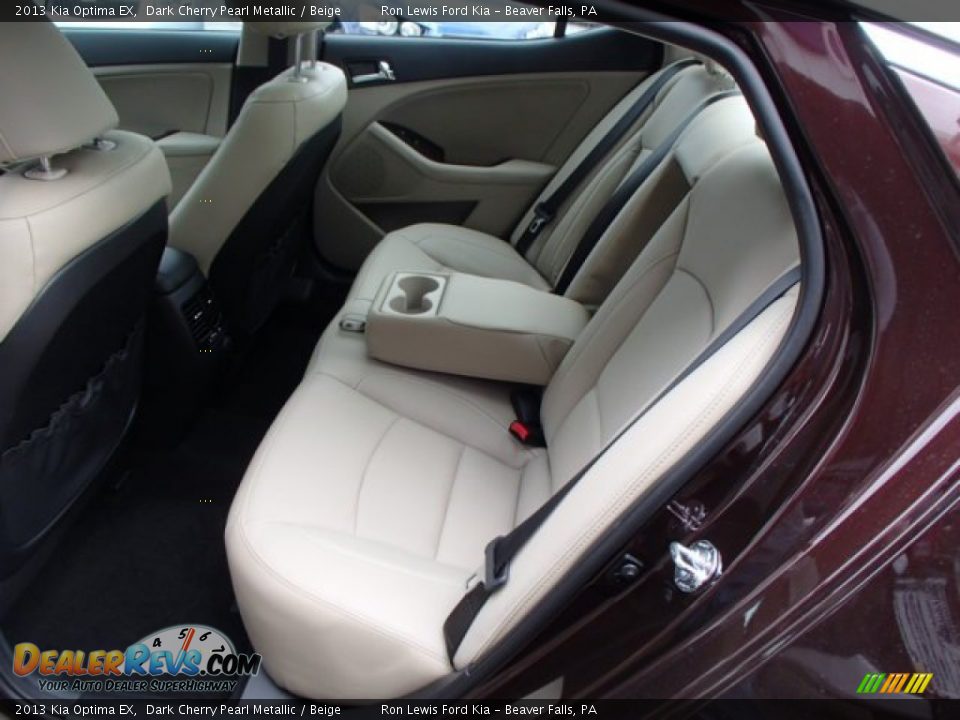 2013 Kia Optima EX Dark Cherry Pearl Metallic / Beige Photo #13