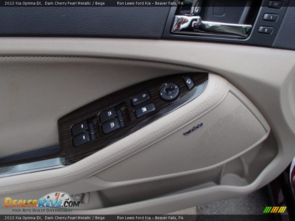 2013 Kia Optima EX Dark Cherry Pearl Metallic / Beige Photo #15