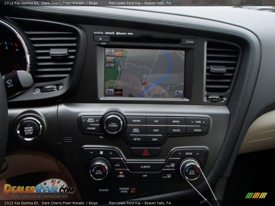 2013 Kia Optima EX Dark Cherry Pearl Metallic / Beige Photo #17