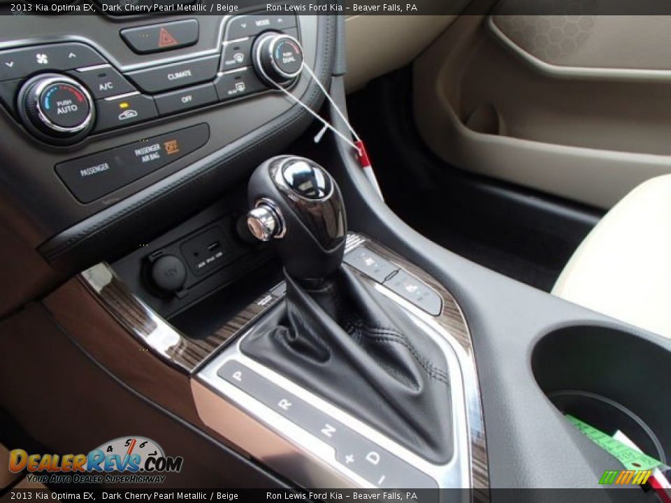 2013 Kia Optima EX Dark Cherry Pearl Metallic / Beige Photo #18