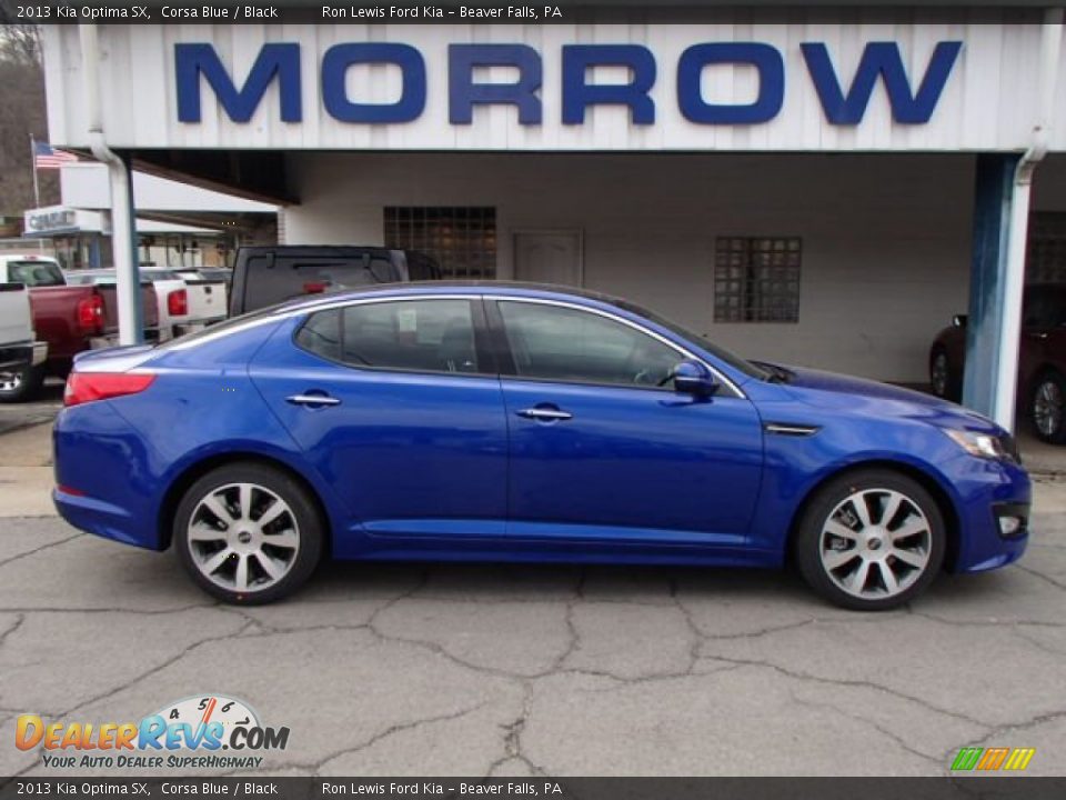 2013 Kia Optima SX Corsa Blue / Black Photo #1