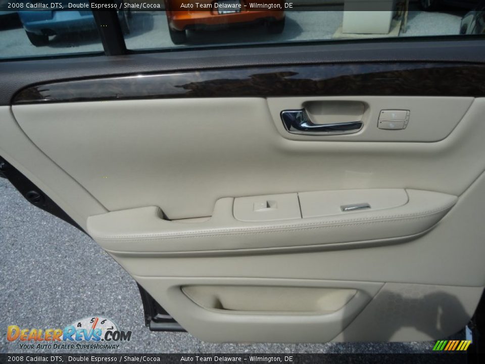 2008 Cadillac DTS Double Espresso / Shale/Cocoa Photo #22