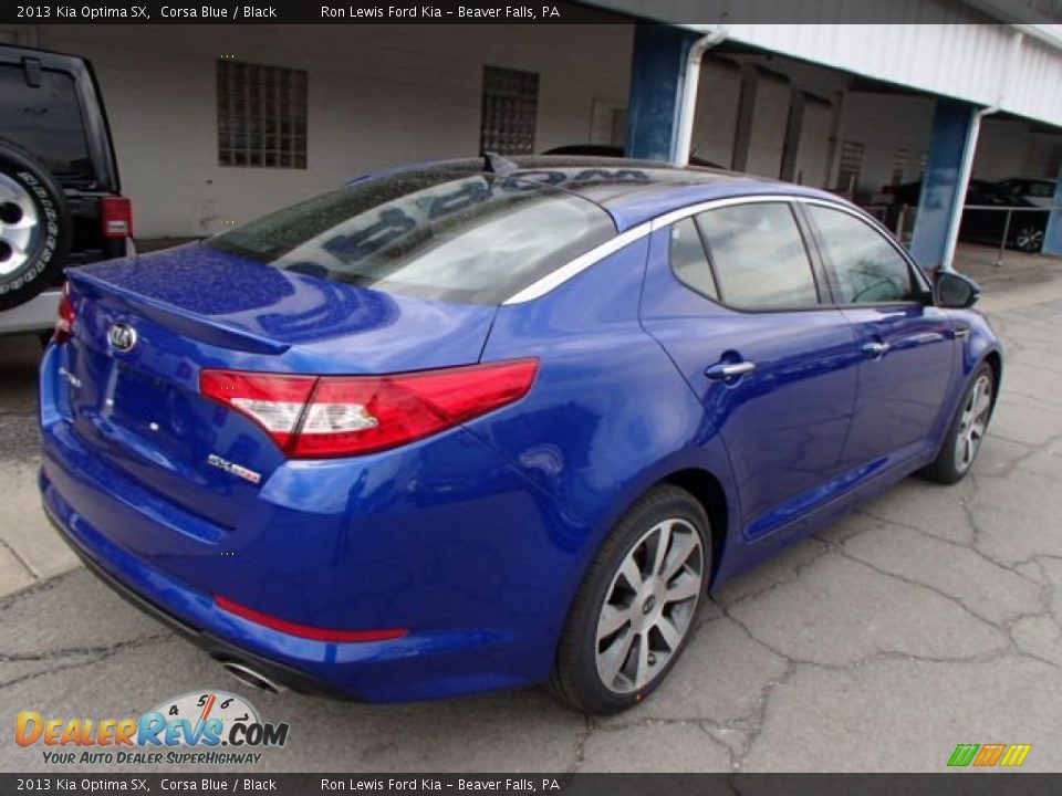 2013 Kia Optima SX Corsa Blue / Black Photo #8