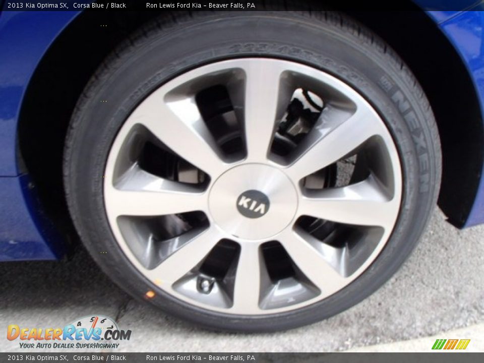 2013 Kia Optima SX Corsa Blue / Black Photo #9