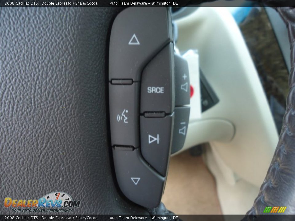 2008 Cadillac DTS Double Espresso / Shale/Cocoa Photo #28