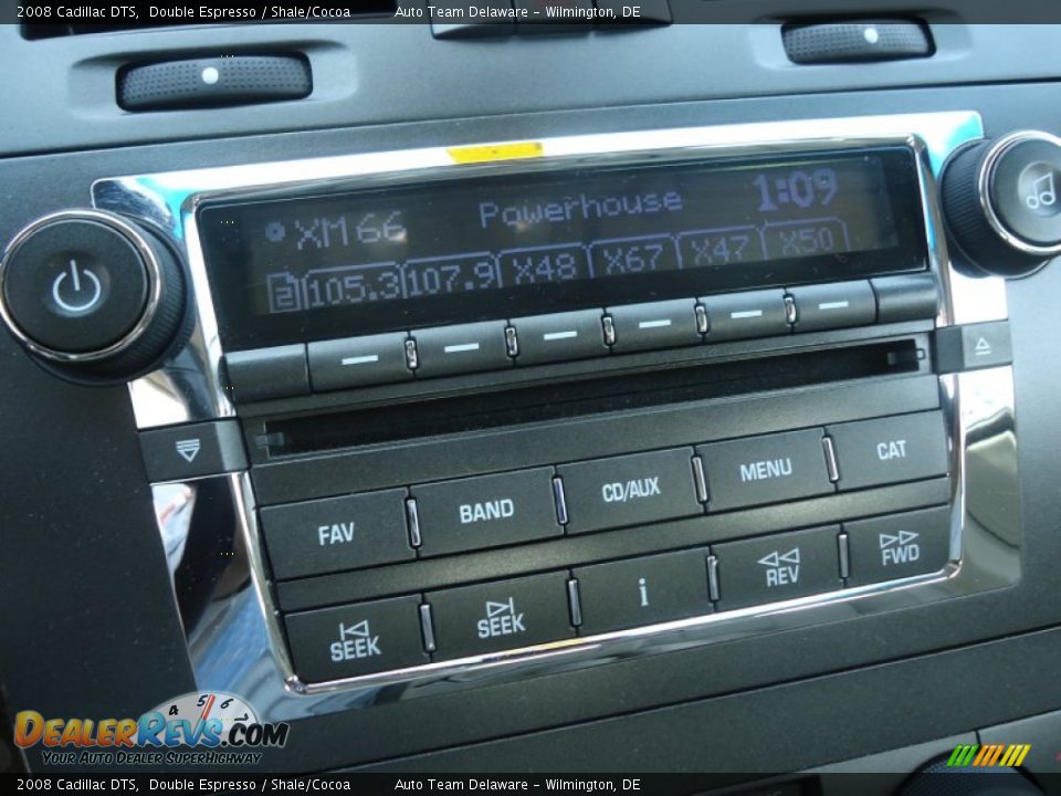 2008 Cadillac DTS Double Espresso / Shale/Cocoa Photo #29