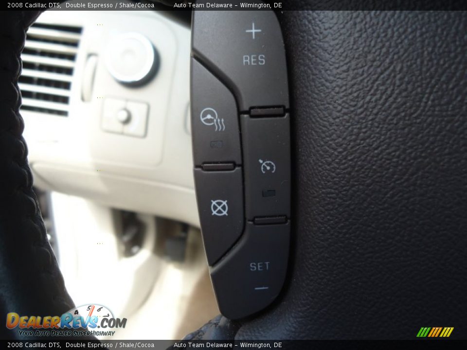 2008 Cadillac DTS Double Espresso / Shale/Cocoa Photo #30