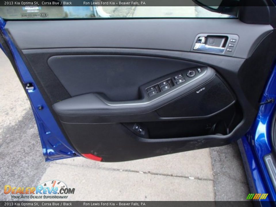 2013 Kia Optima SX Corsa Blue / Black Photo #12