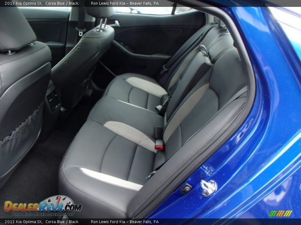 2013 Kia Optima SX Corsa Blue / Black Photo #13