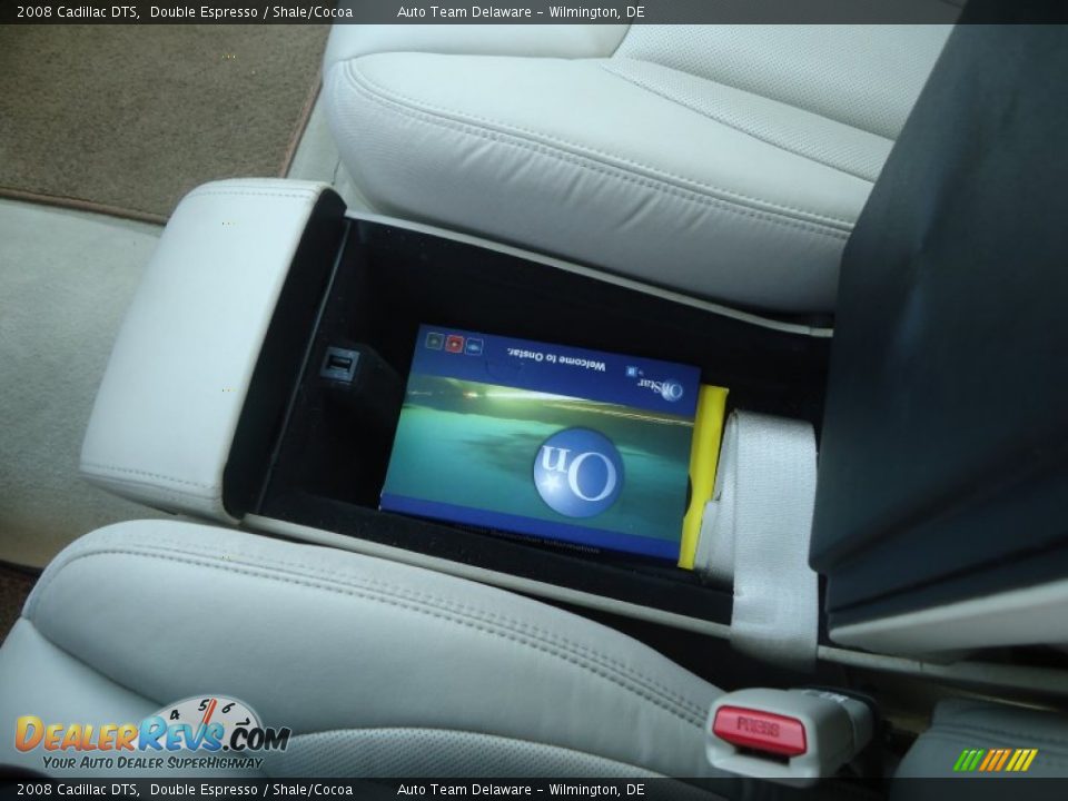 2008 Cadillac DTS Double Espresso / Shale/Cocoa Photo #31