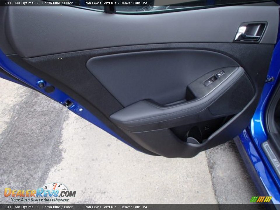 2013 Kia Optima SX Corsa Blue / Black Photo #14