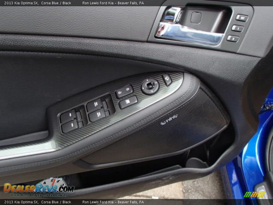 2013 Kia Optima SX Corsa Blue / Black Photo #15