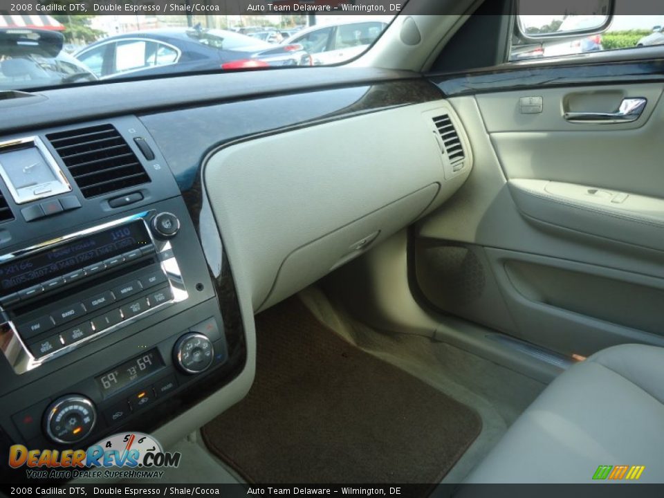 2008 Cadillac DTS Double Espresso / Shale/Cocoa Photo #34