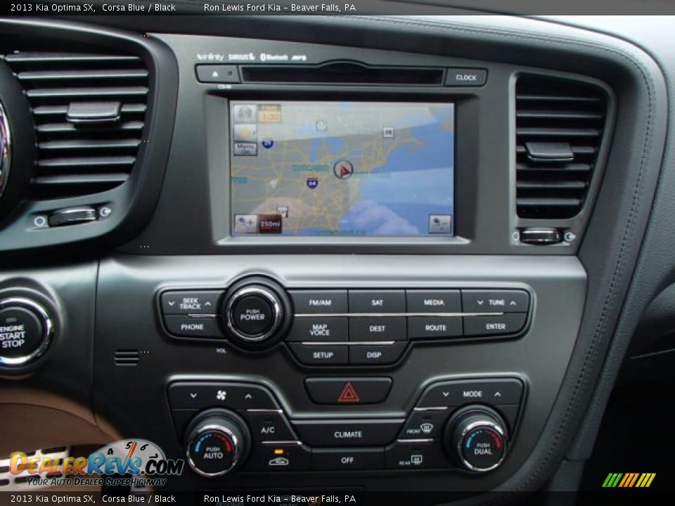 2013 Kia Optima SX Corsa Blue / Black Photo #17