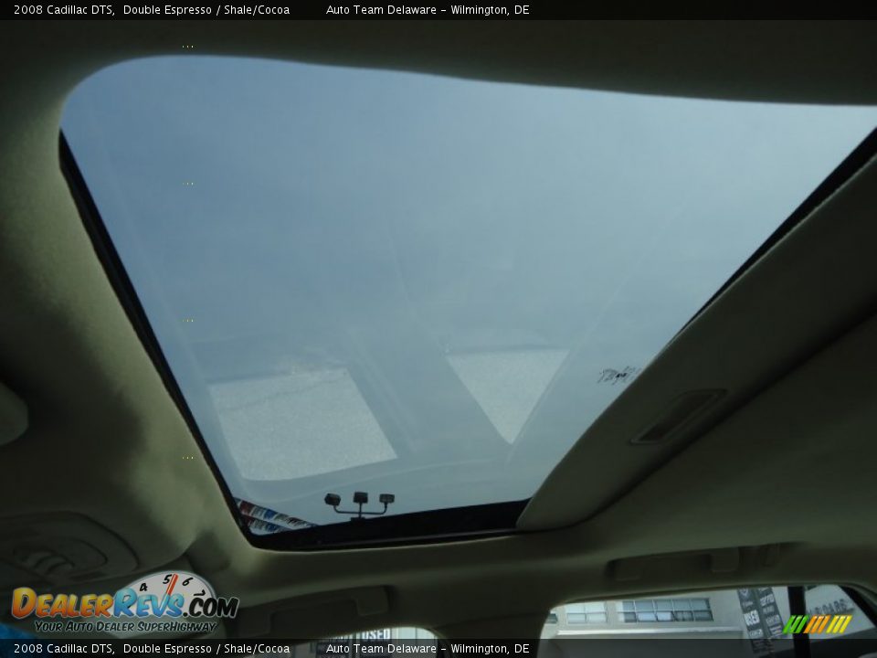 2008 Cadillac DTS Double Espresso / Shale/Cocoa Photo #35