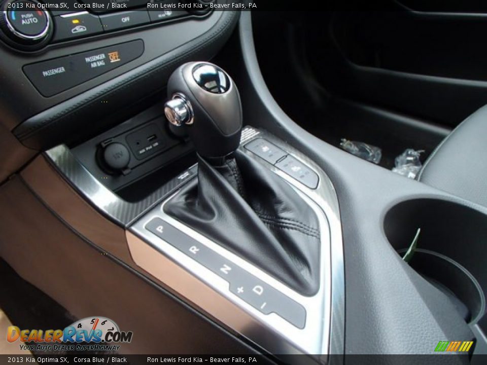 2013 Kia Optima SX Corsa Blue / Black Photo #18