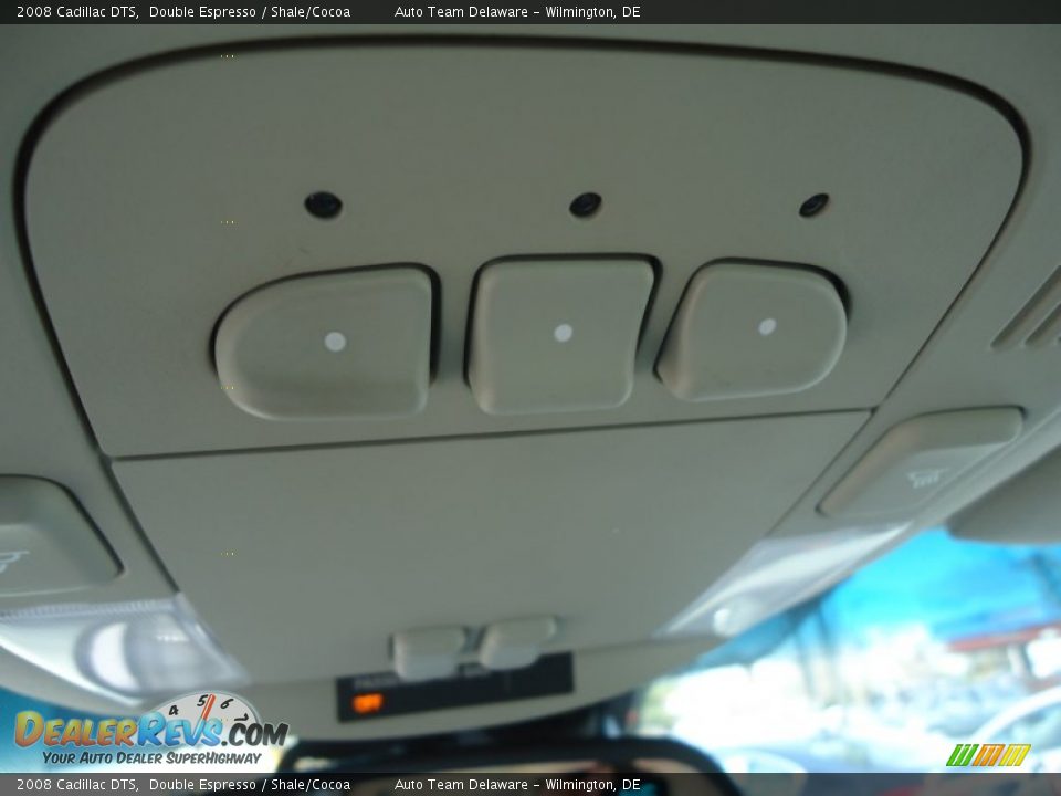 2008 Cadillac DTS Double Espresso / Shale/Cocoa Photo #36