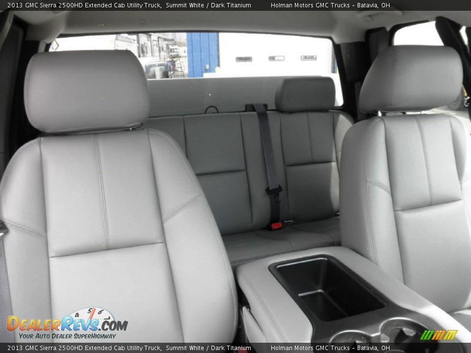 2013 GMC Sierra 2500HD Extended Cab Utility Truck Summit White / Dark Titanium Photo #20