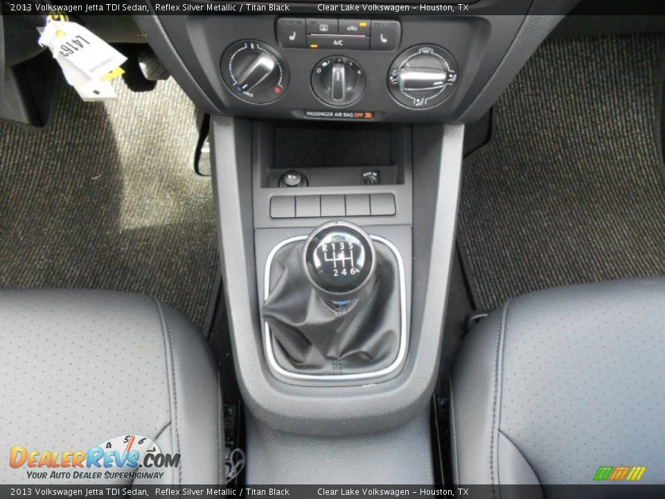 2013 Volkswagen Jetta TDI Sedan Reflex Silver Metallic / Titan Black Photo #18