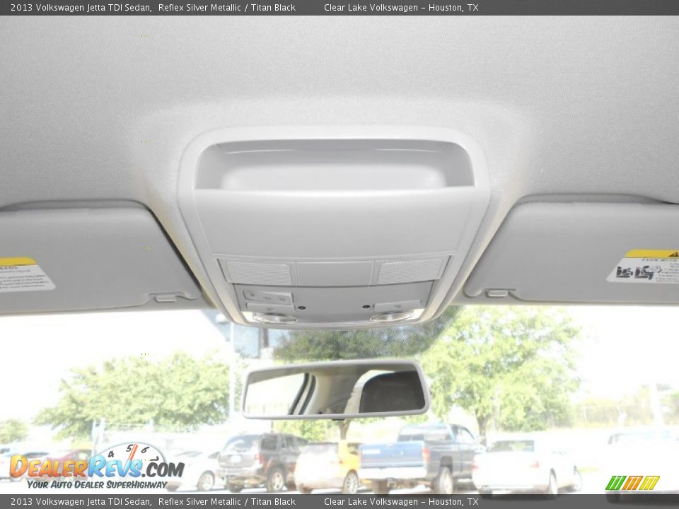 2013 Volkswagen Jetta TDI Sedan Reflex Silver Metallic / Titan Black Photo #19
