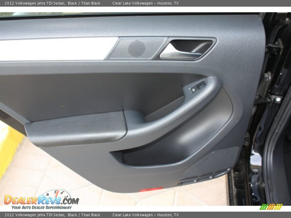 2012 Volkswagen Jetta TDI Sedan Black / Titan Black Photo #25