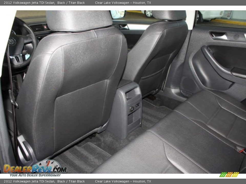 2012 Volkswagen Jetta TDI Sedan Black / Titan Black Photo #26